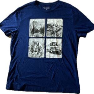 Banana Republic Men’s National Park Blue T-Shirt Size Large
